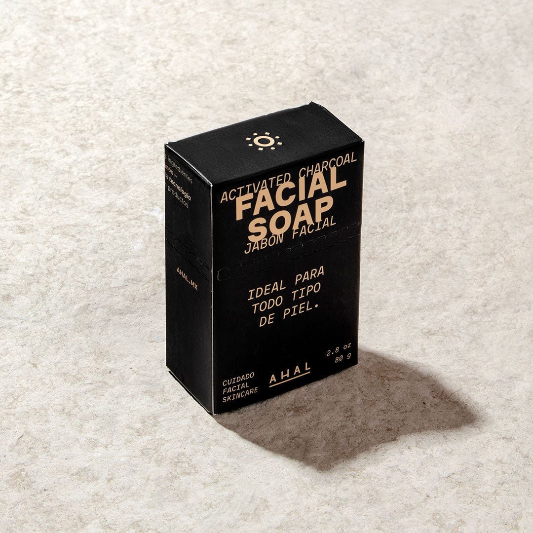 Activated Charcoal Facial Soap / Jabón Facial de Carbón Activado - AHAL Bio Cosmética