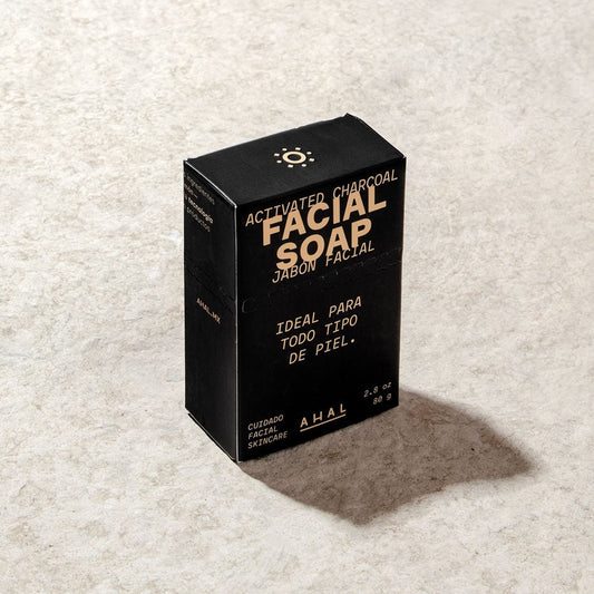 Activated Charcoal Facial Soap / Jabón Facial de Carbón Activado - AHAL Bio Cosmética