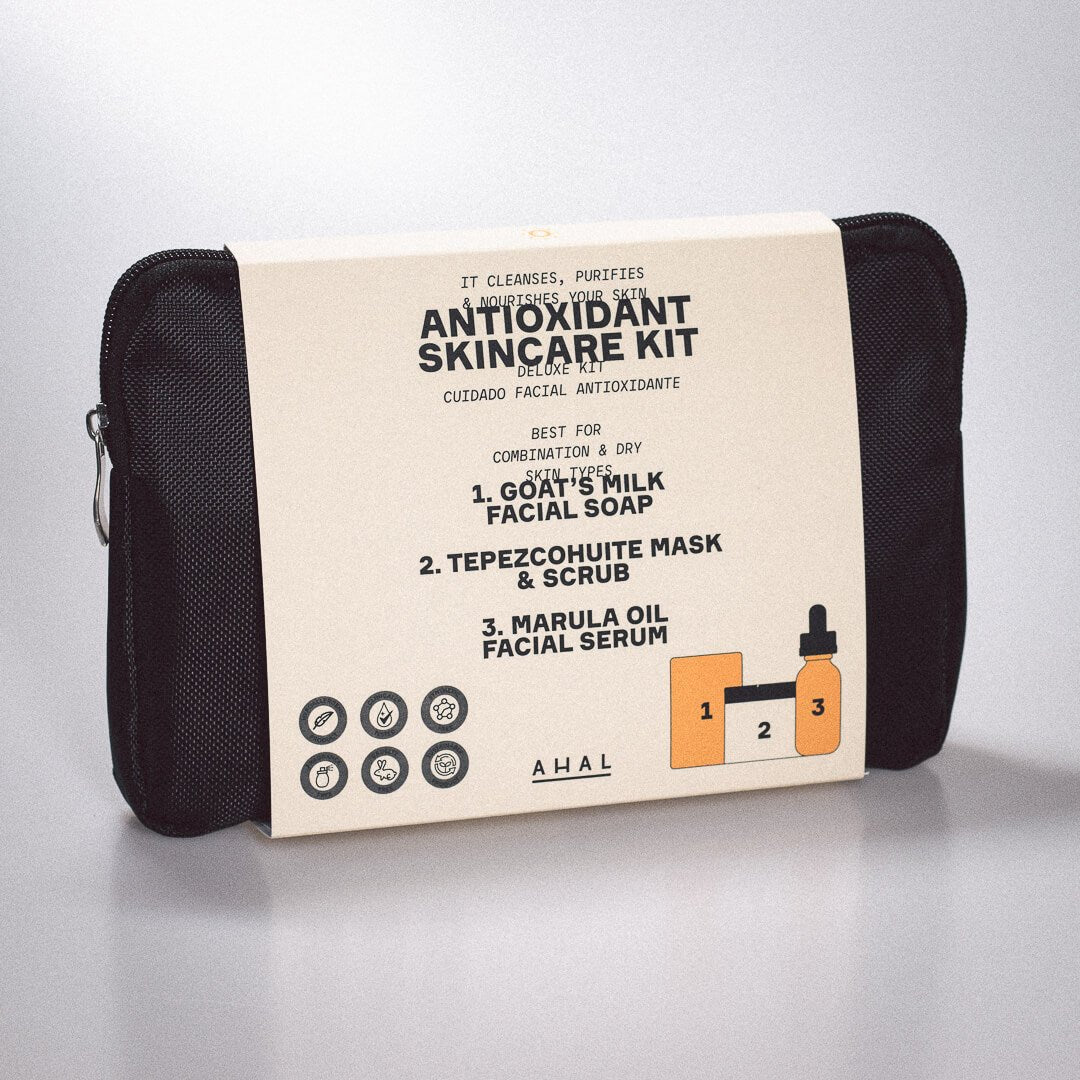 Antioxidant Skincare Kit - Kit Facial Antioxidante - AHAL Bio Cosmética