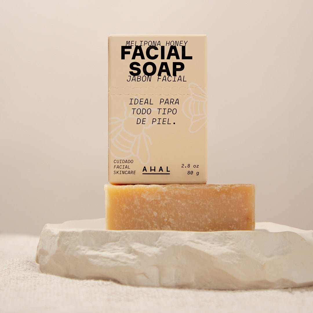 JABÓN FACIAL MIEL MELIPONA - MELIPONA HONEY FACIAL SOAP - AHAL Bio Cosmética