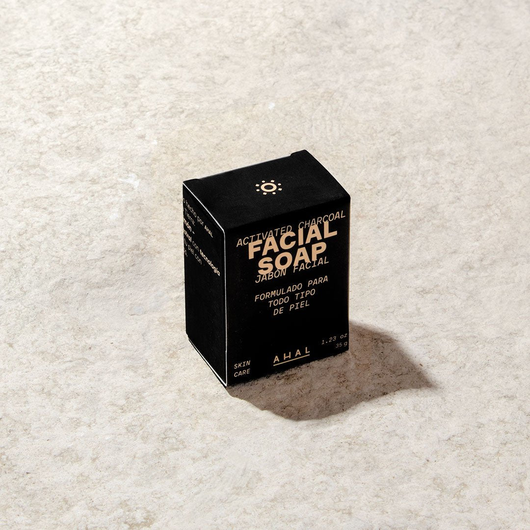 Mini Jabón Facial de Carbón Activado - AHAL Bio Cosmética